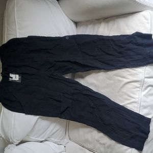 Free people, black, linen cargo pants,  size small,  never worn,  new with tags